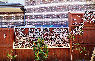 Corten Garden Screen Panels